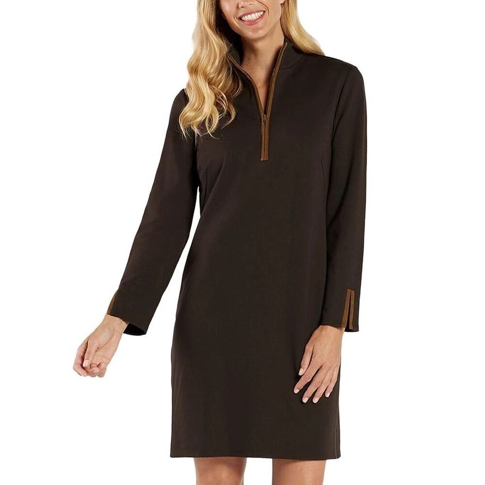 JUDE CONNALLY Women’s Brown Anna Sheath Dress‎ NWT size XL $258